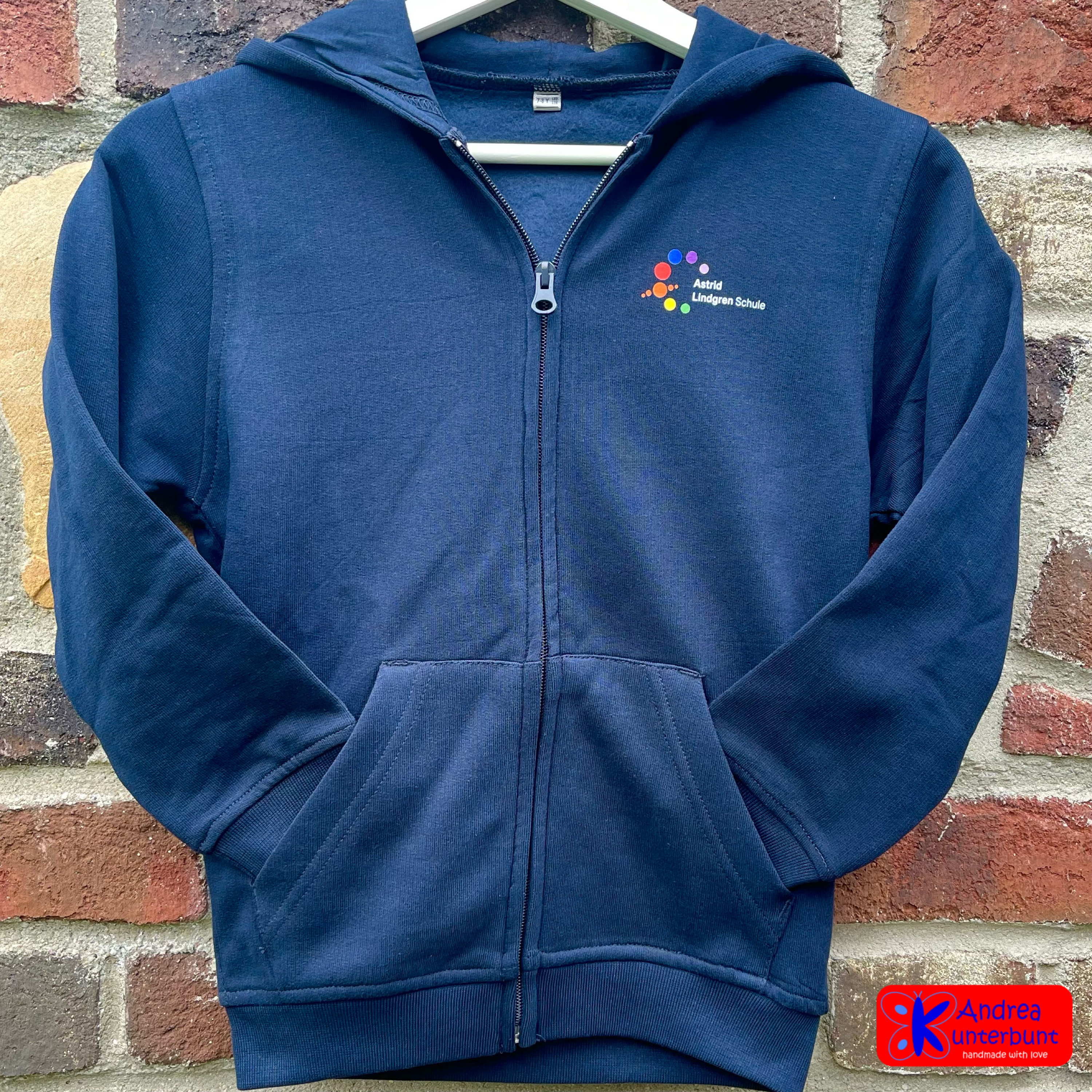 Hoodie-Sweatshirtjacke – Astrid Lindgren Schule